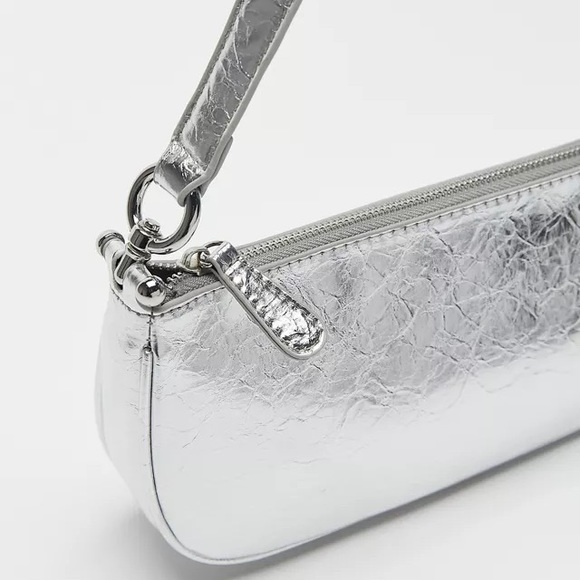 Urban Outfitters Bags | Metallic Baguette Bag | Poshmark